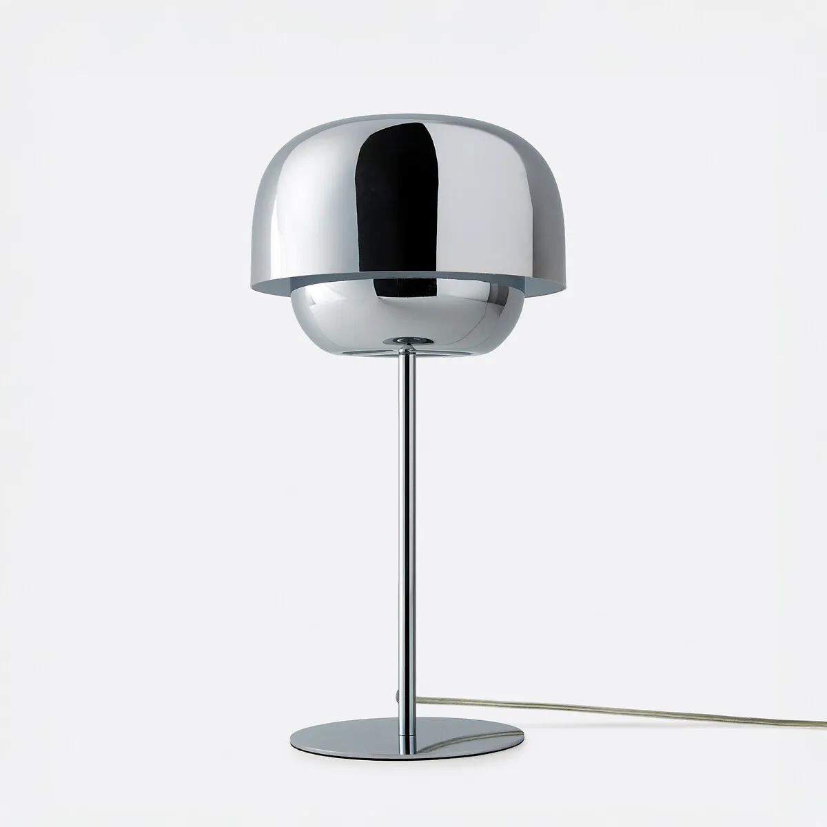 Lampe À Poser En Métal Fer Chrome, Kinoko
