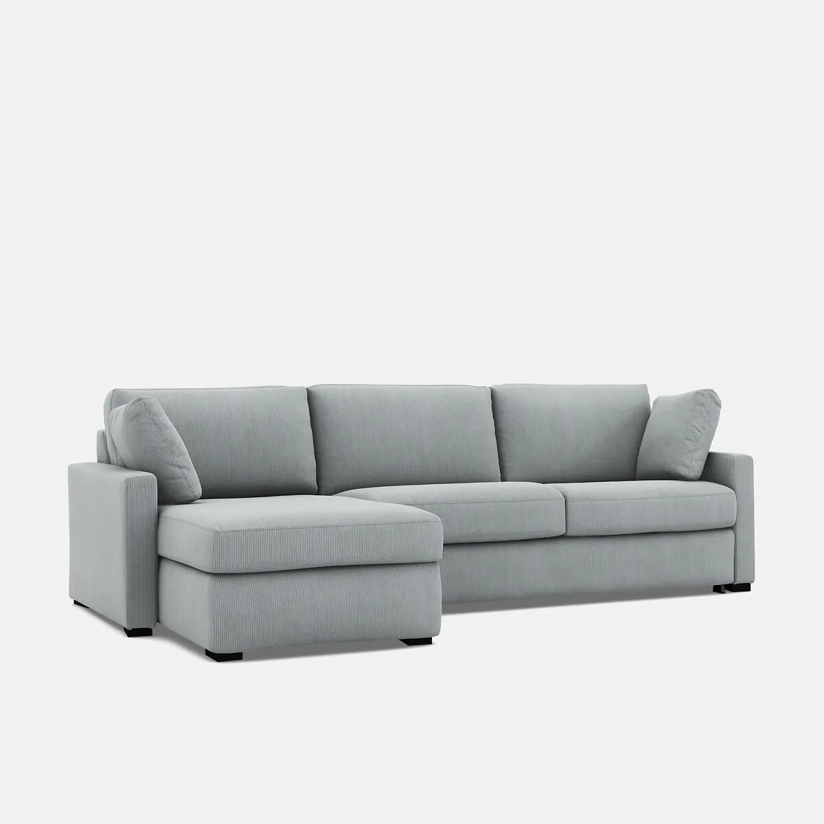 Canapé D'angle, Convertible, Comfort Bultex® , Velours Côtelé Fines Côtes, TIMOR — vue 3