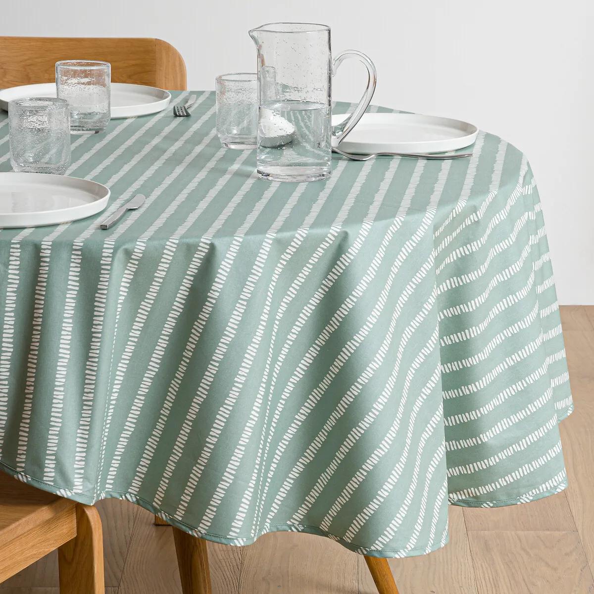 Nappe Ronde Coton Enduit, Irun