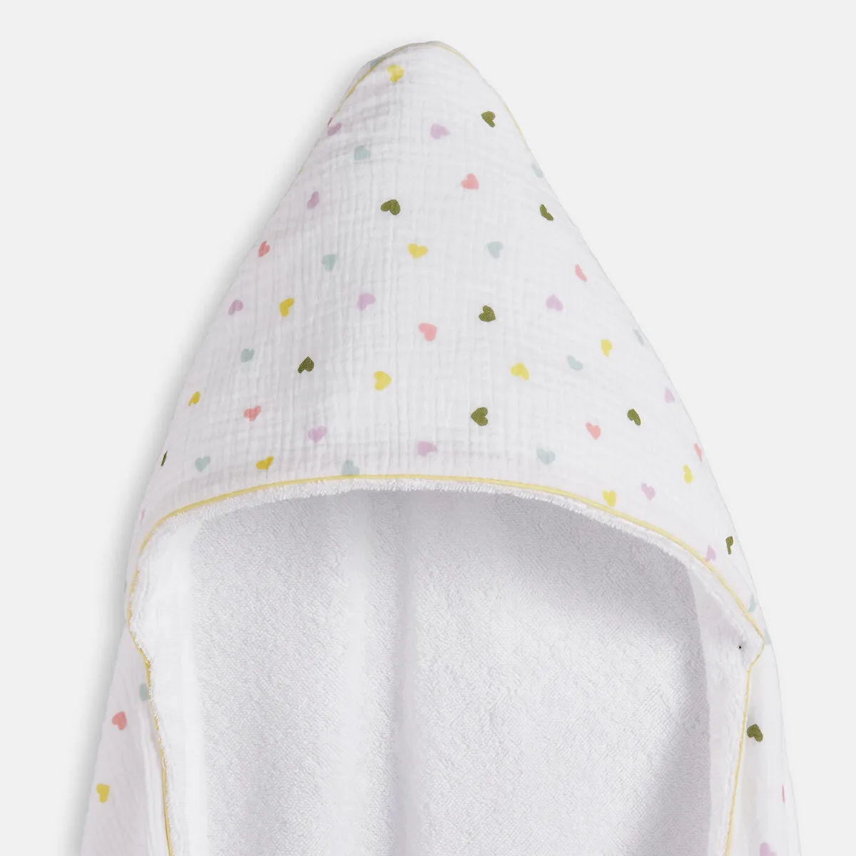 Cape De Bain En Gaze De Coton Et Éponge Bouclette 380g, SCACCO — vue 3