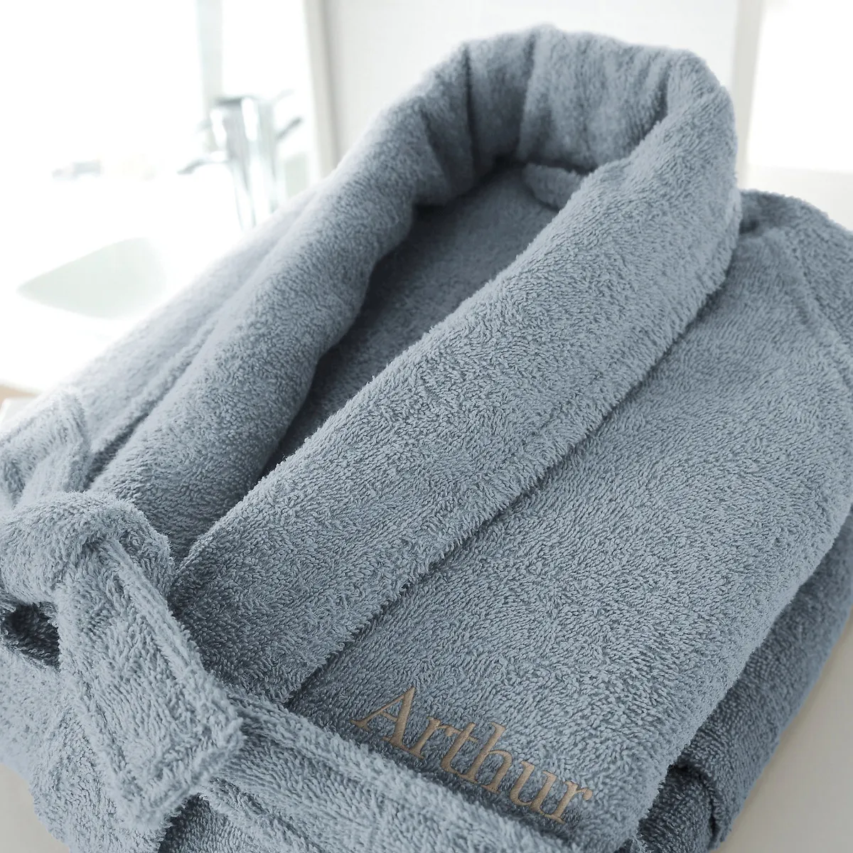 Peignoir Châle Personnalisé 350g/m², Scenario — vue 3