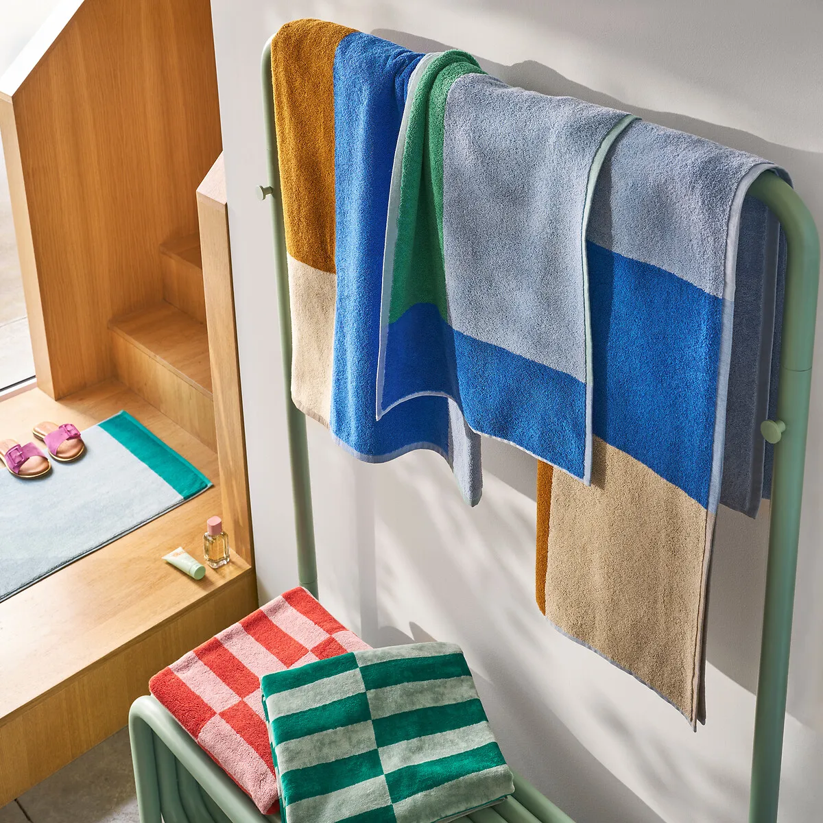 Maxi Drap De Bain Éponge Bouclette, Palavas — vue 3