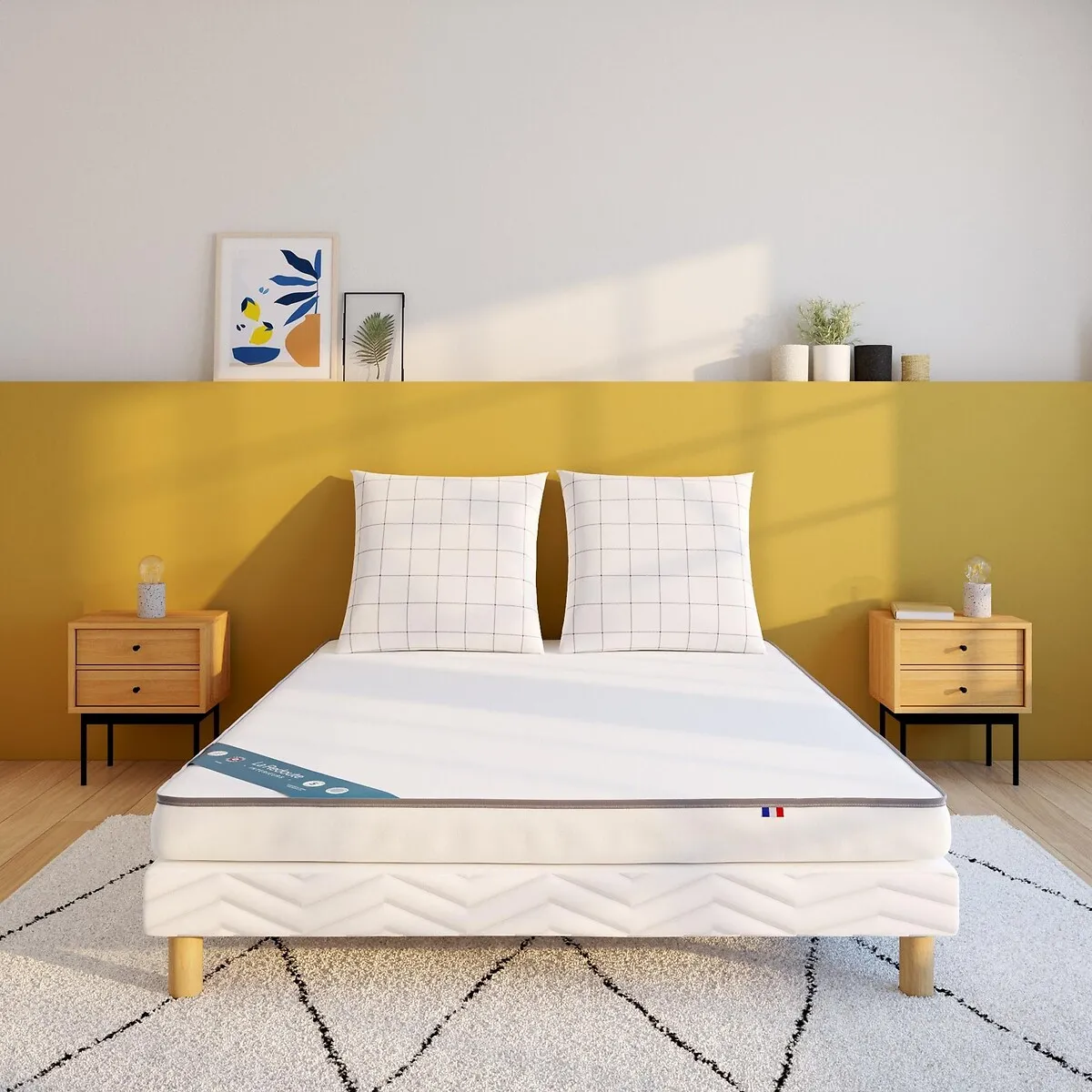 Matelas Mousse, Soutien Mi-ferme