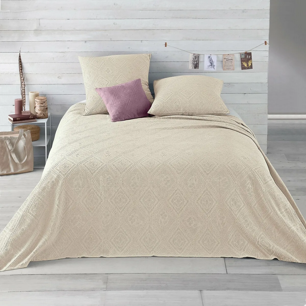 Housse De Coussin Coton Jacquard, Indo — vue 3