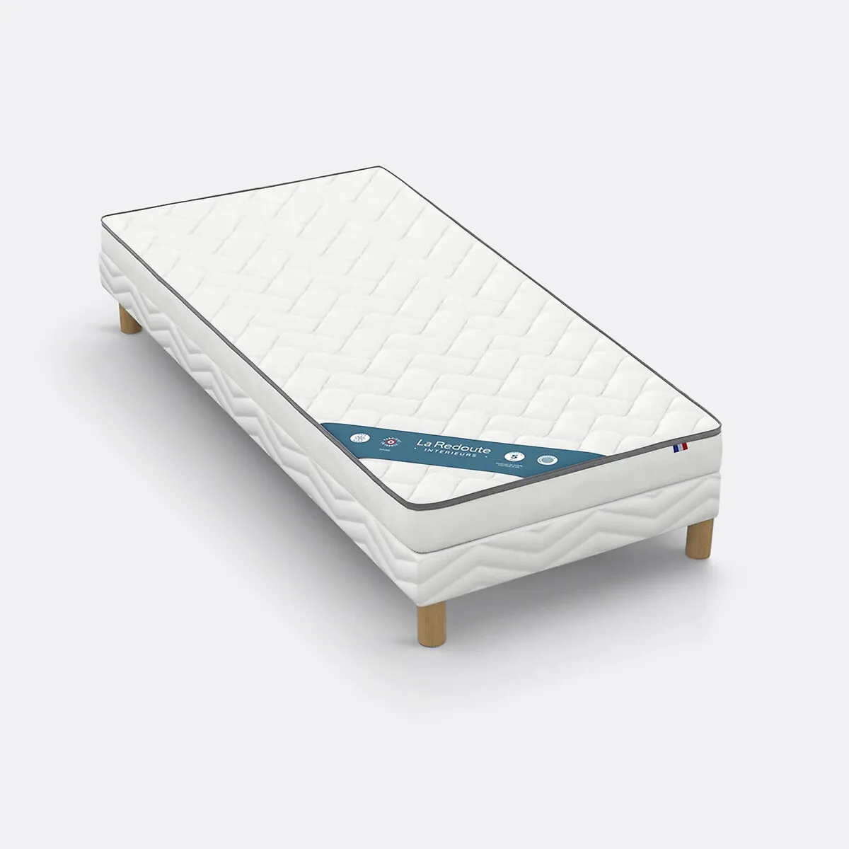 Ensemble Matelas Mousse, Soutien Mi-ferme, Accueil Moelleux Et Sommier — vue 3