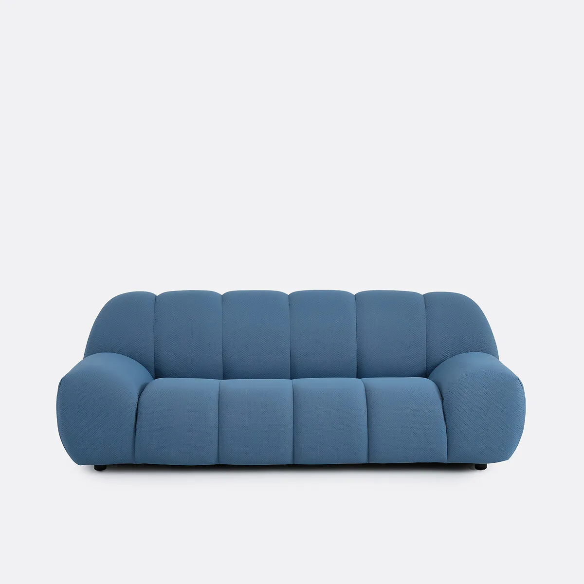 Canapé Droit, 3 Places, En Tissu Matelassé, NURIA