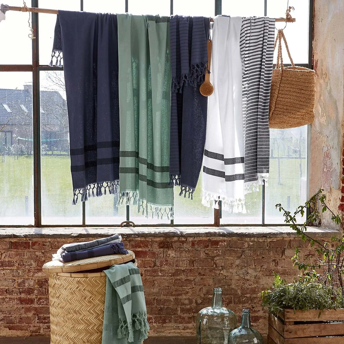 Drap De Bain Éponge Bio 360g/m2, Antalya — vue 3