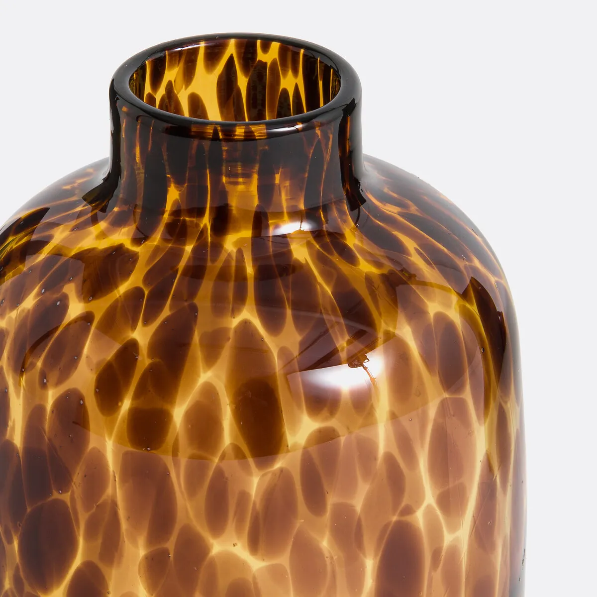 Vase En Verre Ambré H18 Cm, Fauvita — vue 3