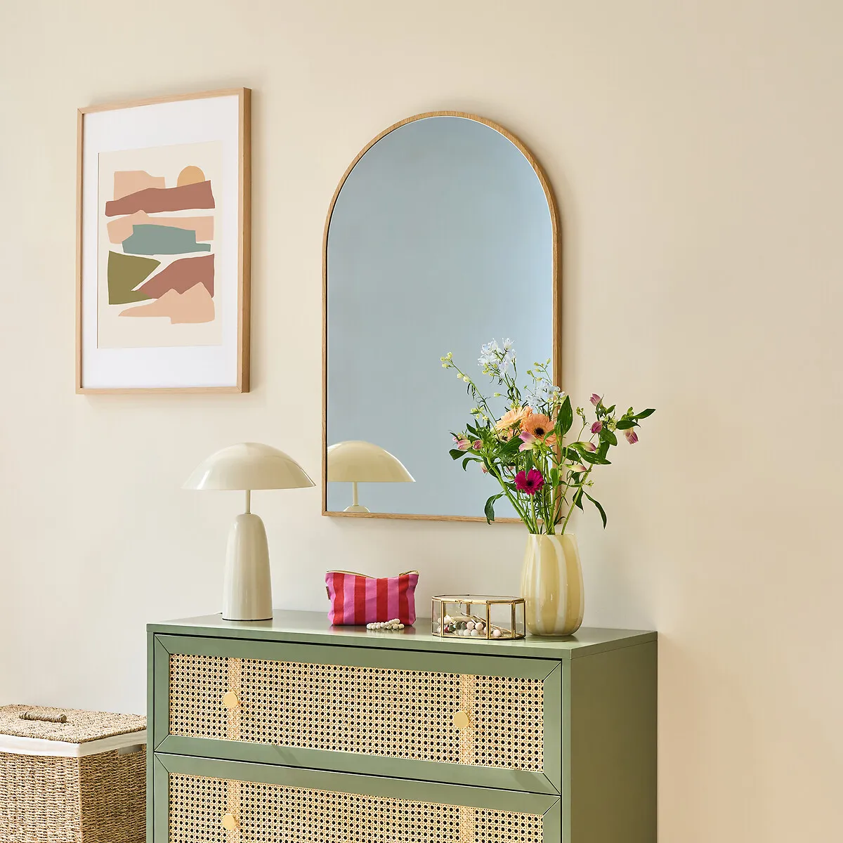 Miroir Arche Placage Chêne 60x90 Cm, Iodus — vue 3