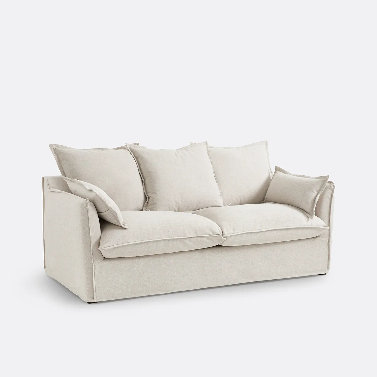 Canapé 2 Ou 3 Places, Convertible, Déhoussable, En Polyester, ODNA — vue 3