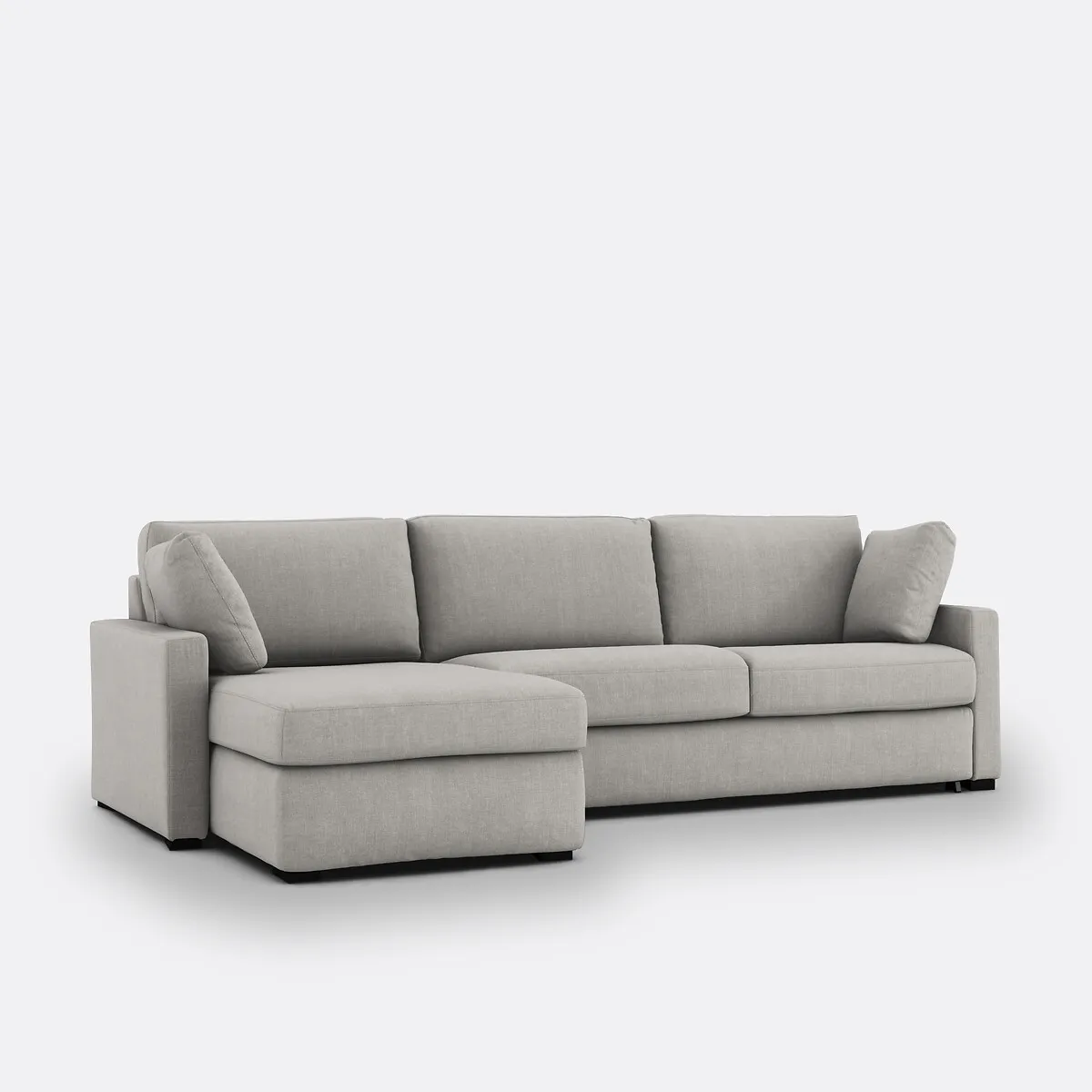 Canapé D'angle, Convertible, 4 Places, En Coton Et Lin, Comfort Bultex®, TIMOR — vue 3