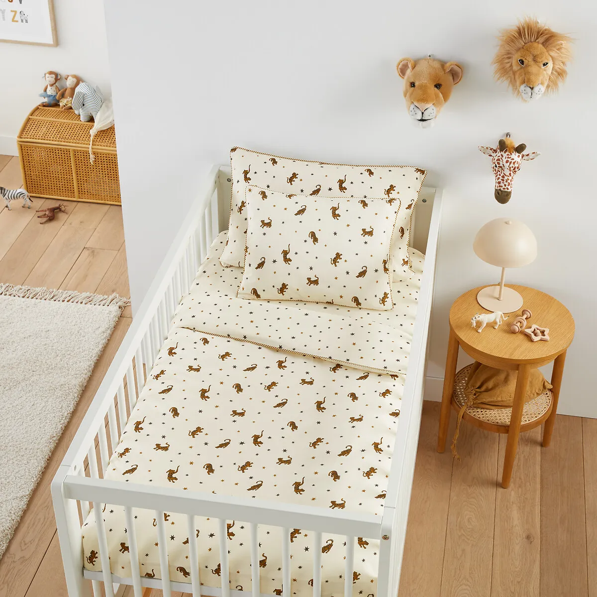 Housse De Couette Bébé 50% Coton Recyclé, Tigris