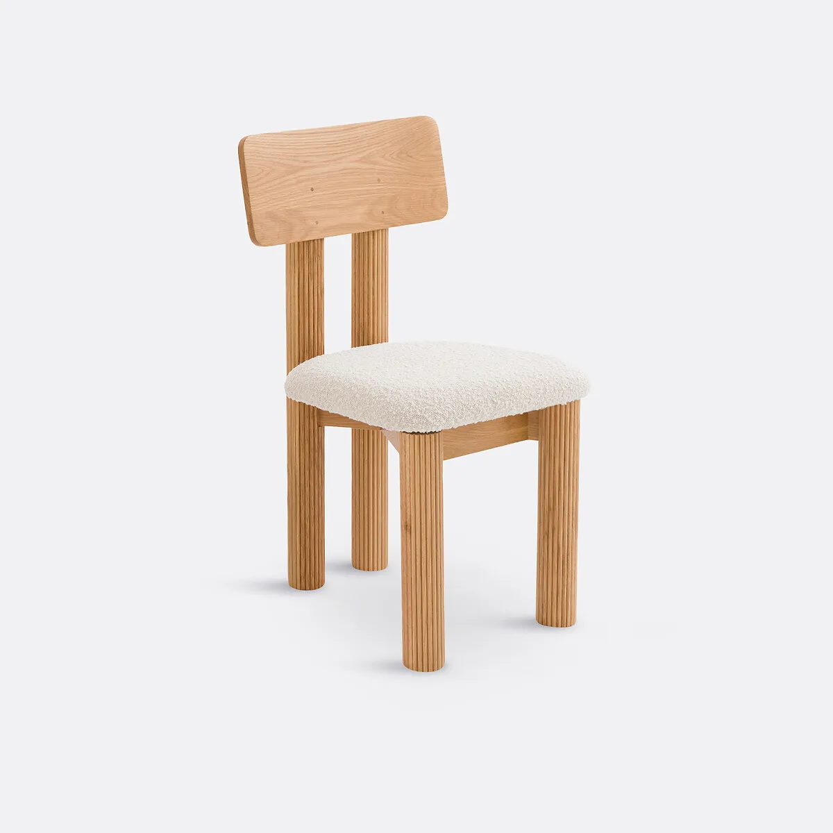 Chaise Chêne Et Bouclette, Desna