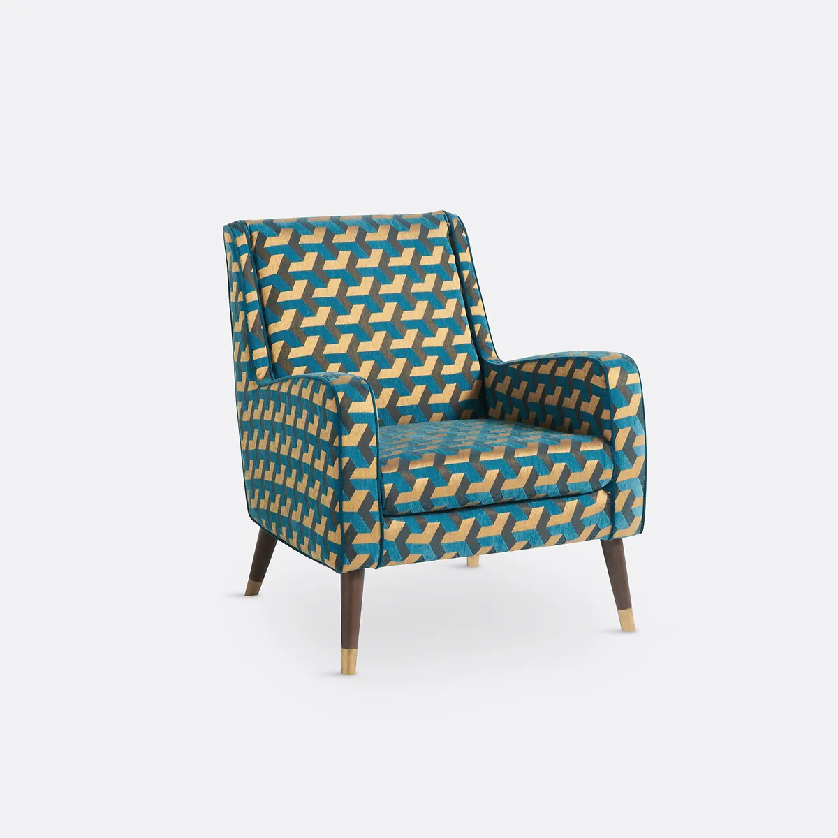 Fauteuil, En Velours, (Y)