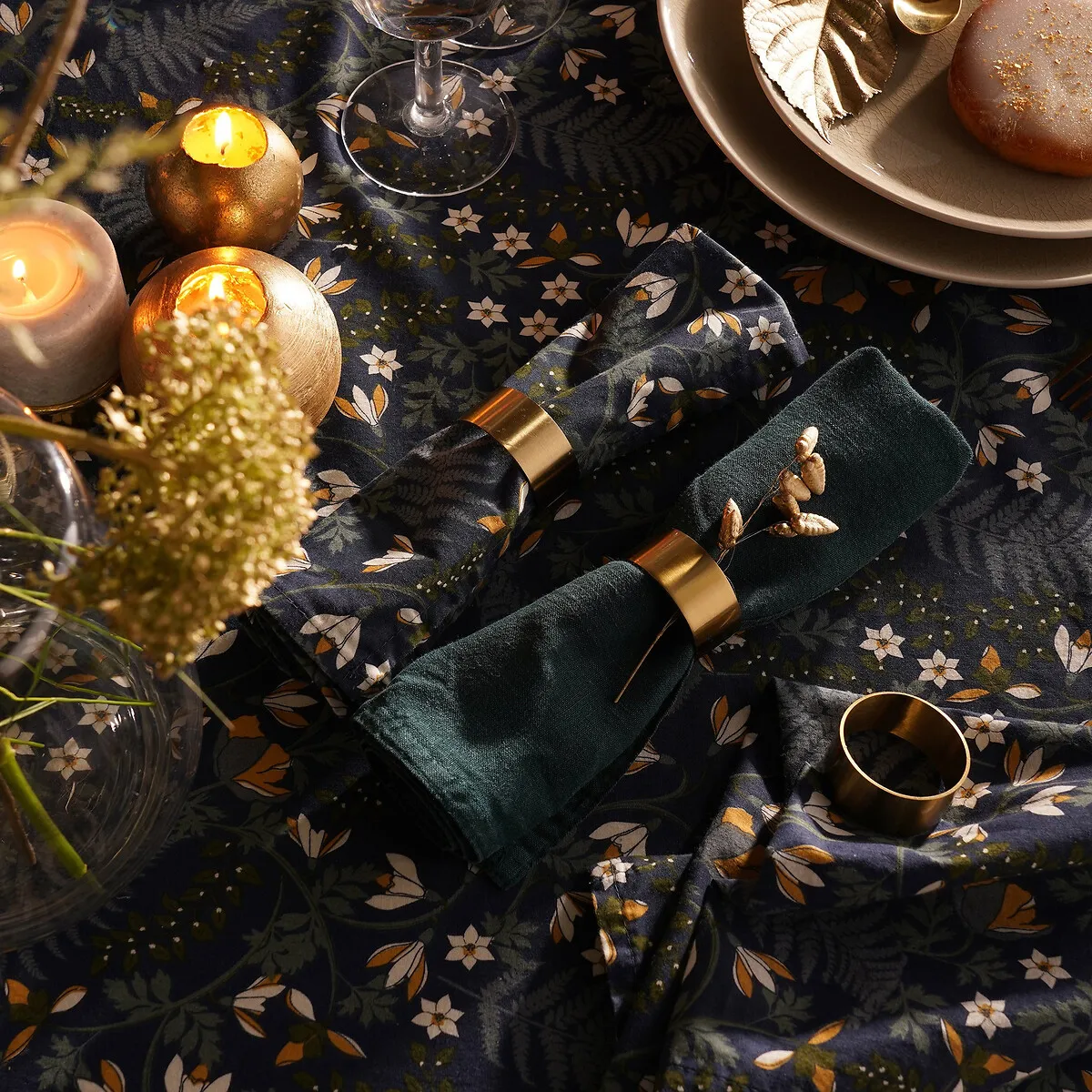 Nappe Imprimé Floral Coton Lavé Longina — vue 3