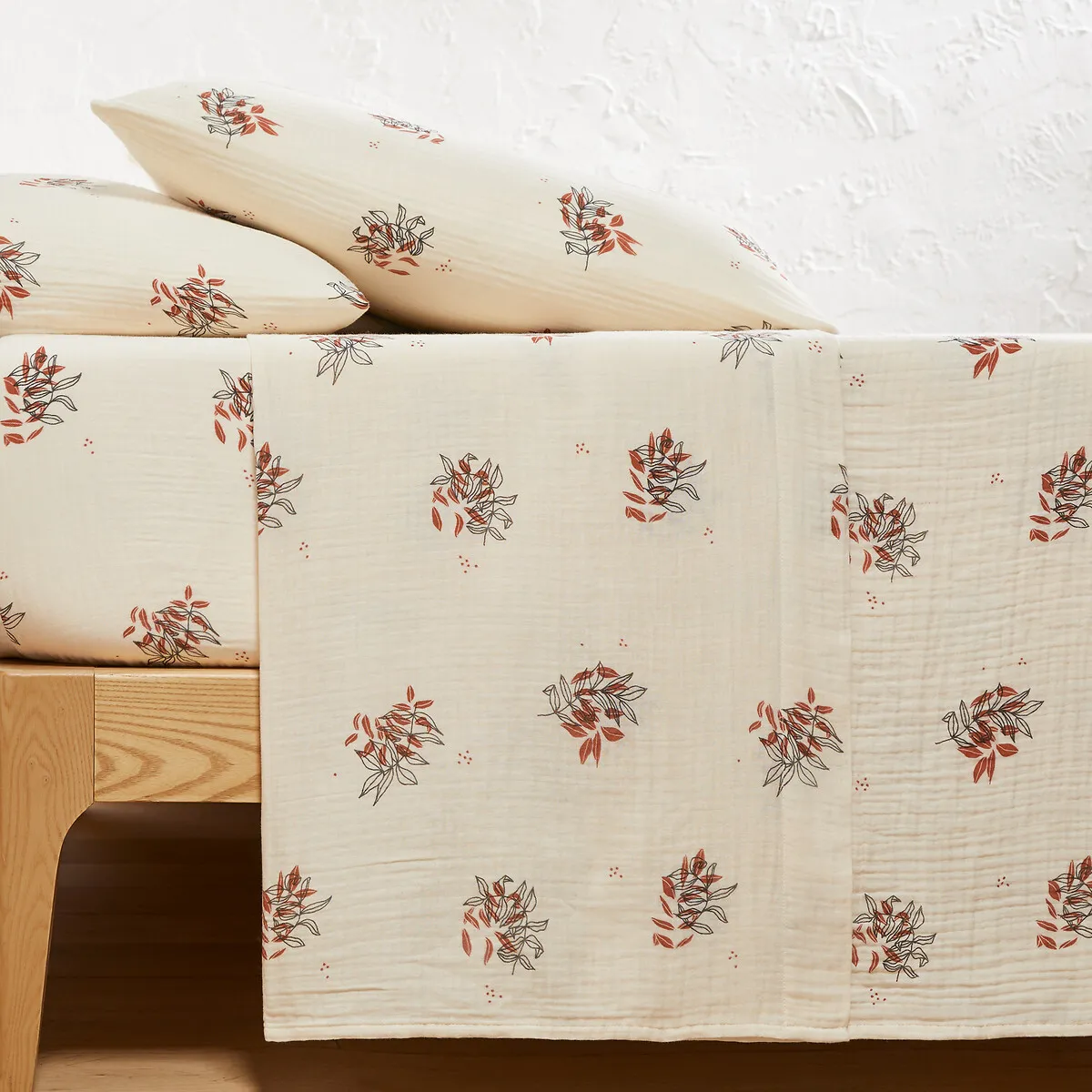 Drap Plat En Gaze De Coton, Monceaux