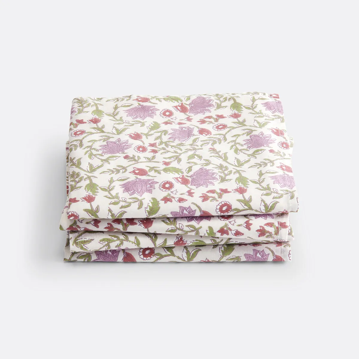 Lot De 4 Serviettes De Table En Coton Lavé, Elsie