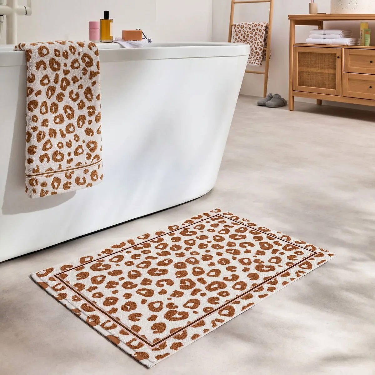 Tapis De Bain Imprimé, En Éponge Bouclette 1100 G, ZANI — vue 3