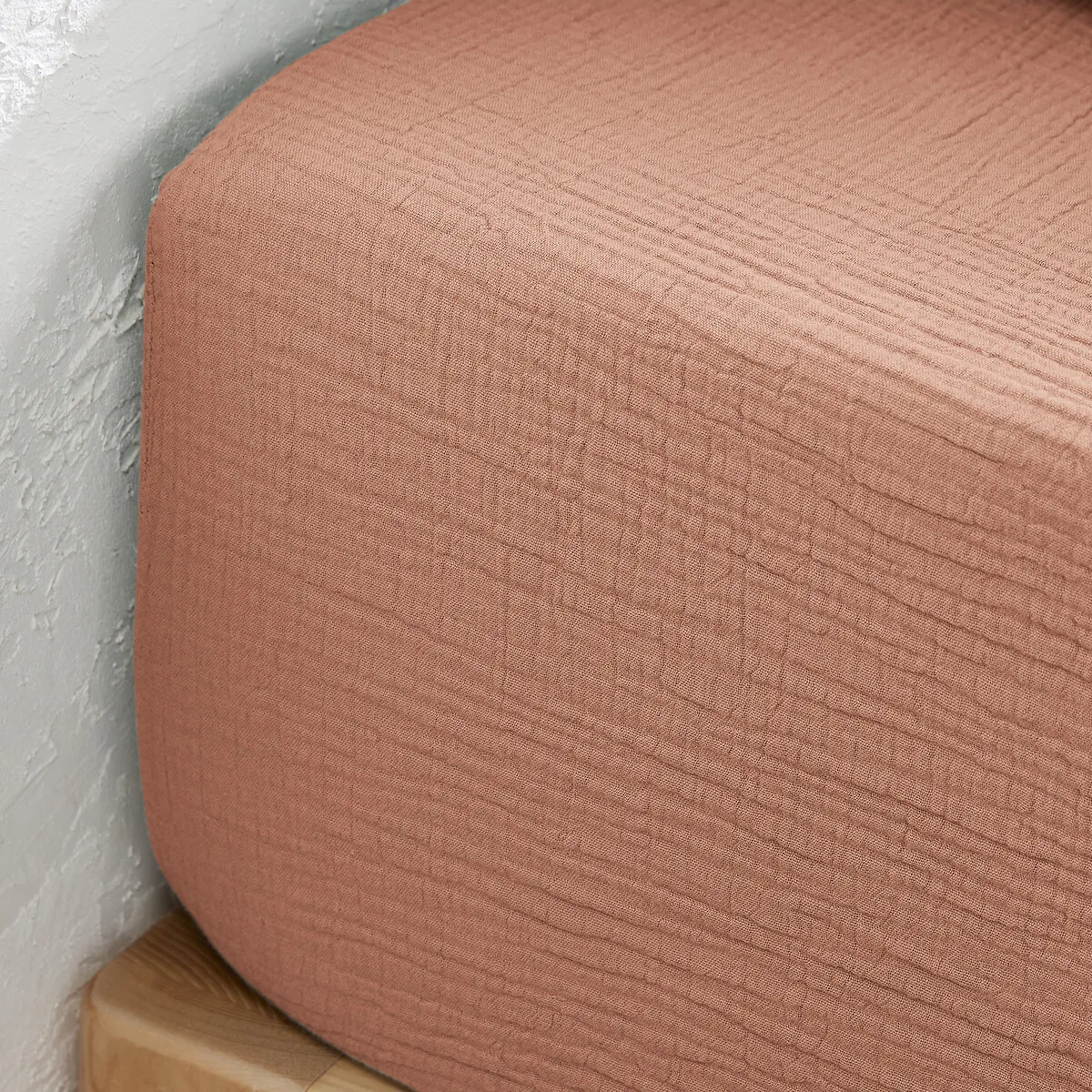 Drap-housse Uni Gaze De Coton Bonnet 30cm, Kumla — vue 3