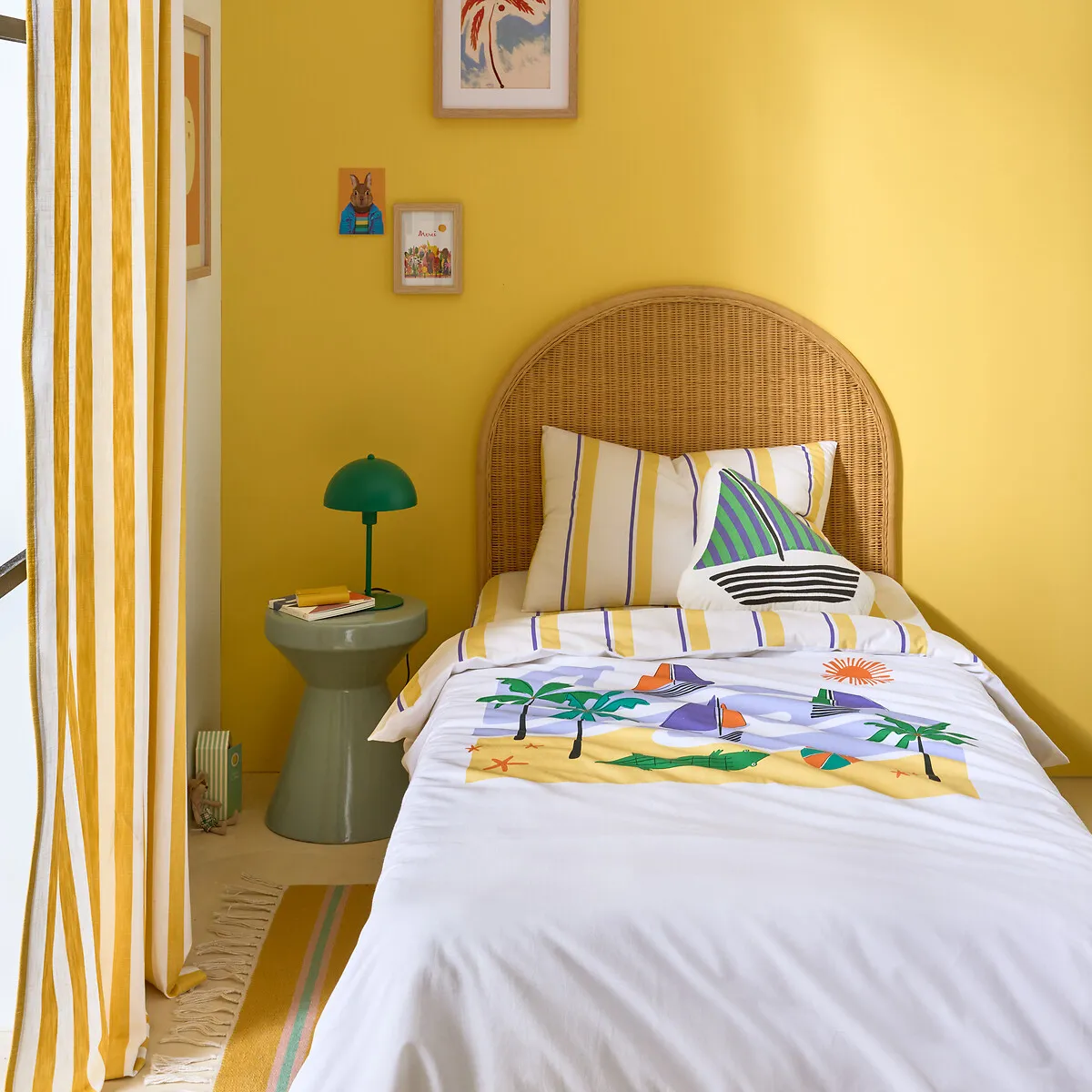 Taie D'oreiller Enfant Coton Lavé, Labhar — vue 3