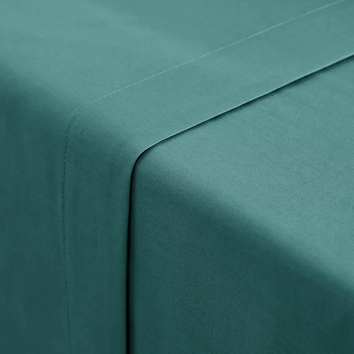 Drap Plat Uni En Percale De Coton Bio Scenario — vue 3