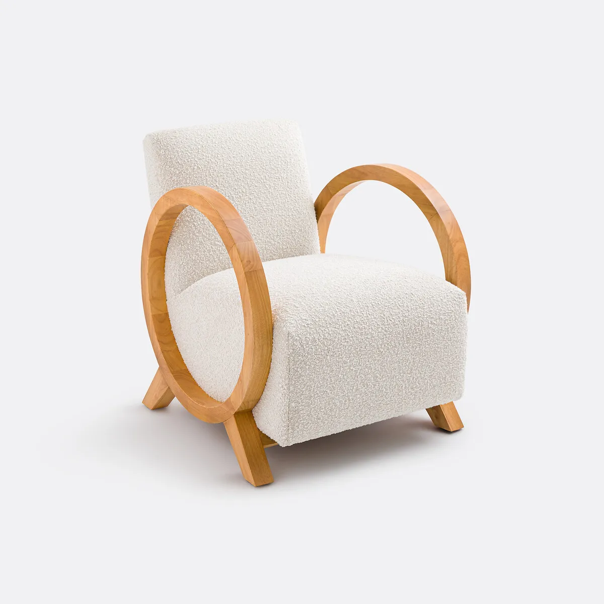 Fauteuil Vintage En Bouclette, Berti
