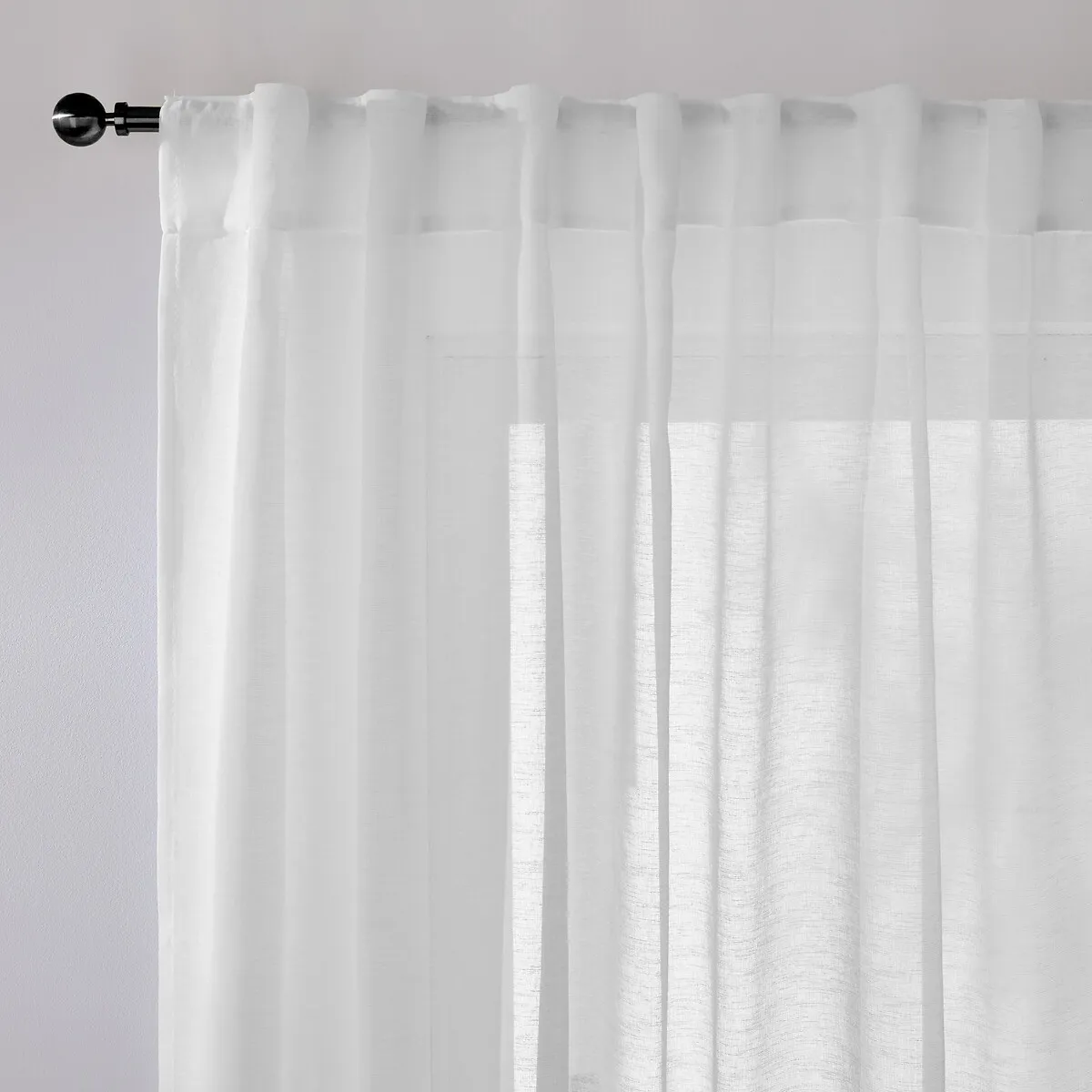 Lot De 2 Voilages Pattes Cachées, Majo — vue 3