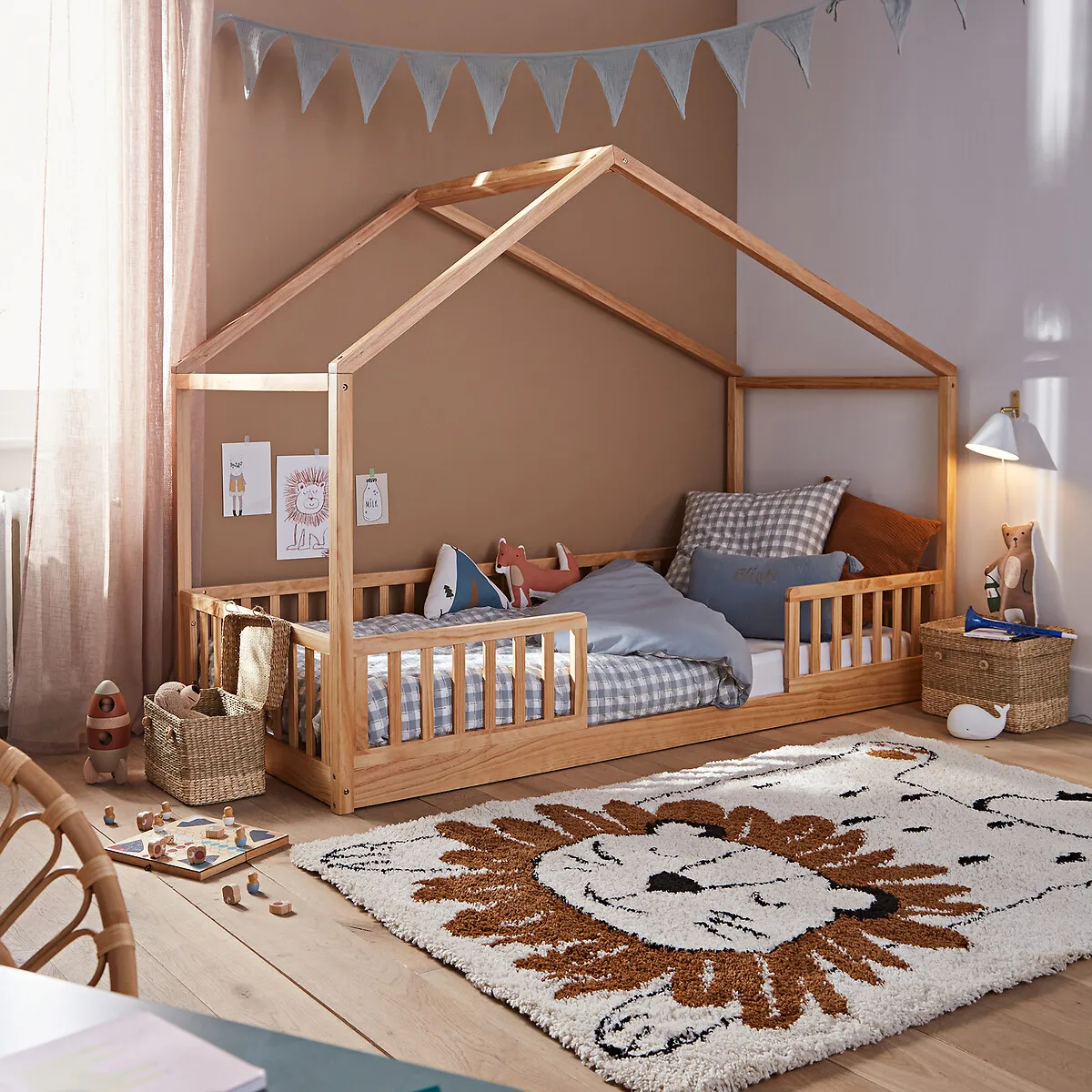 Lit Enfant Cabane En Pin Massif, Spidou — vue 3