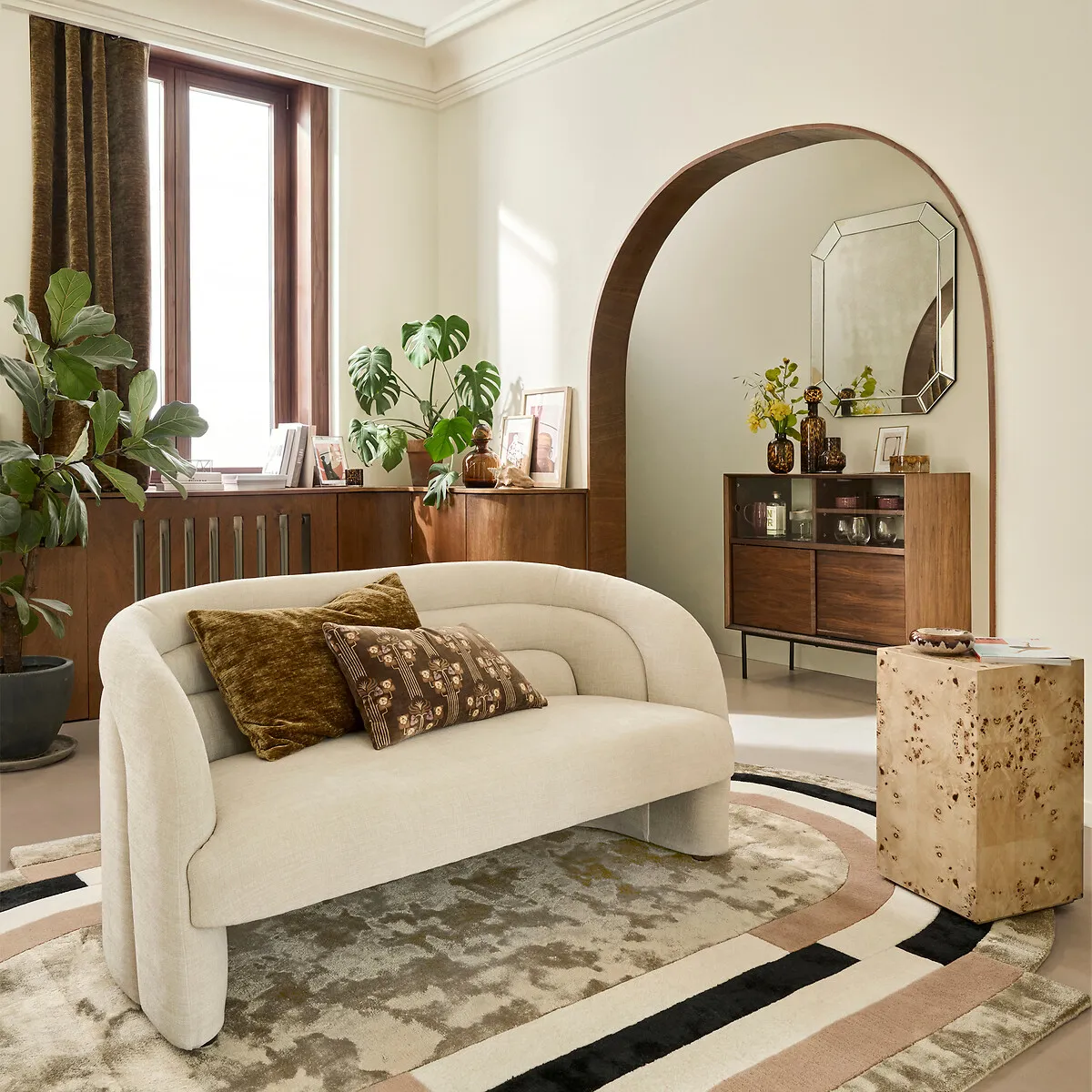 Canapé 2 Places, En Chenille Fine, QUITY — vue 3