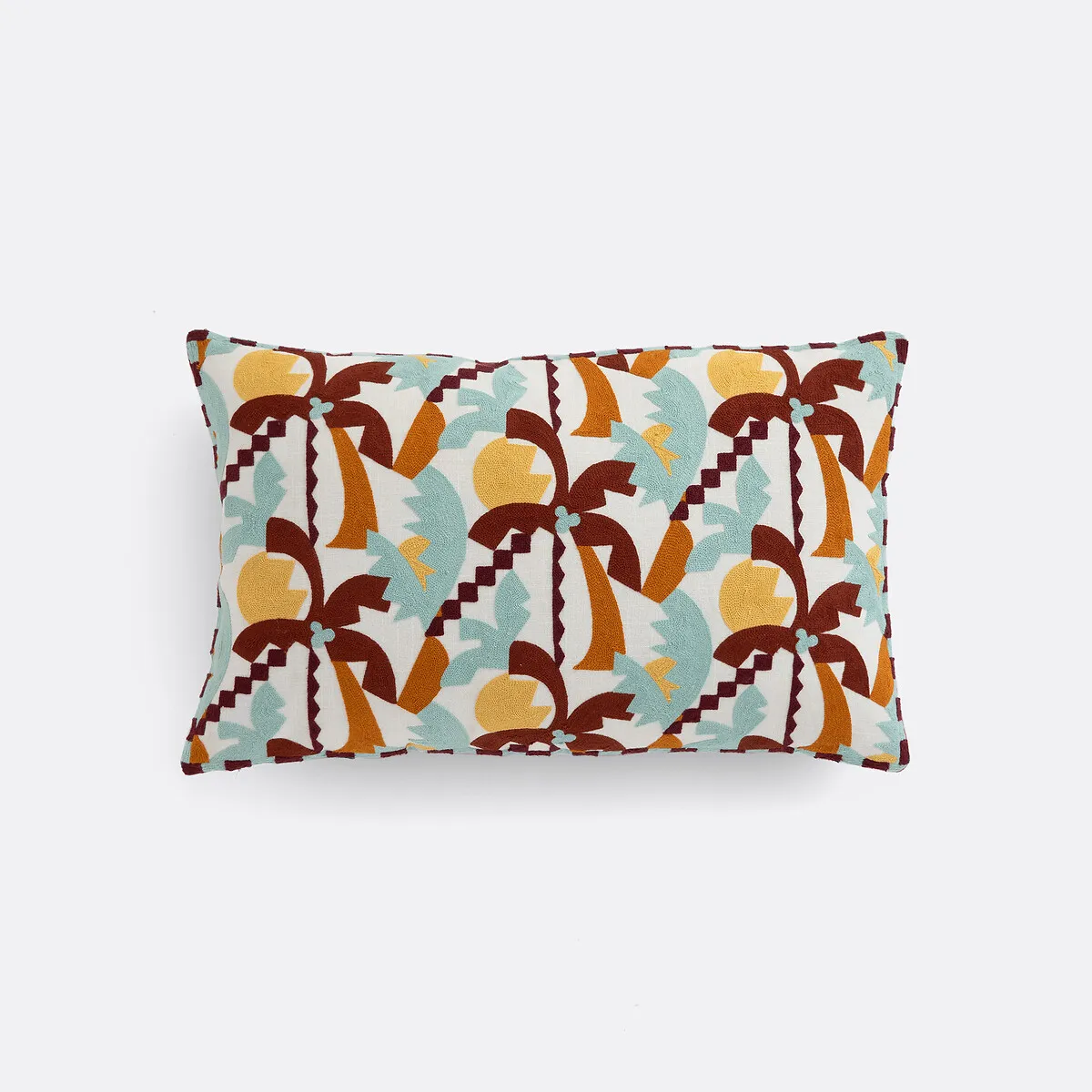 Housse De Coussin Rectangulaire 60x40 Cm, En Coton, SOLEY