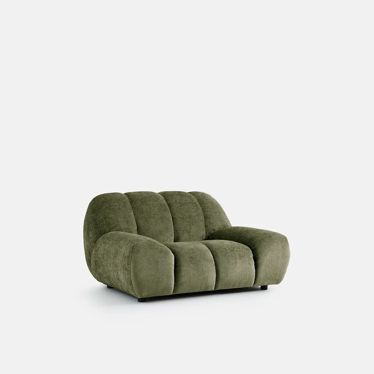 Fauteuil XL, Velours Épais, Nuria — vue 3