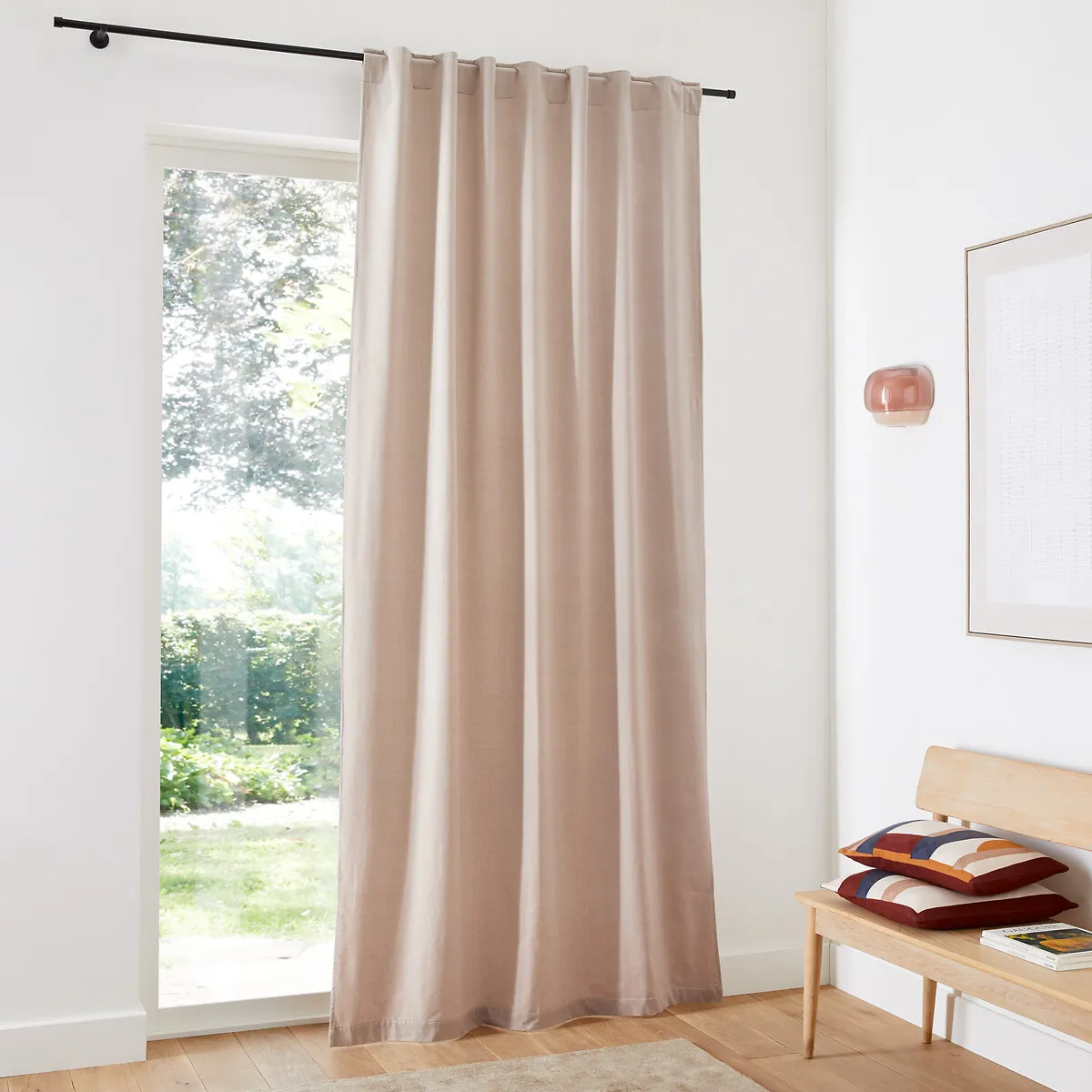 Rideau Velours Finition Pattes Cachées, Velvet — vue 3