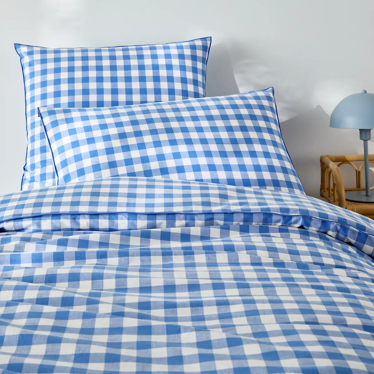Housse De Couette Enfant, En Coton, VELDI BLEU