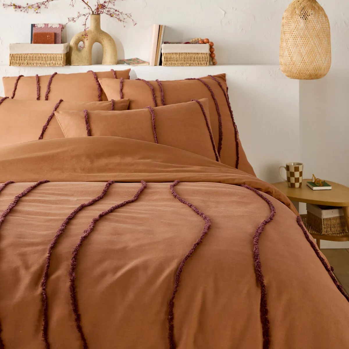 Housse De Couette Coton Tufté, Mansur