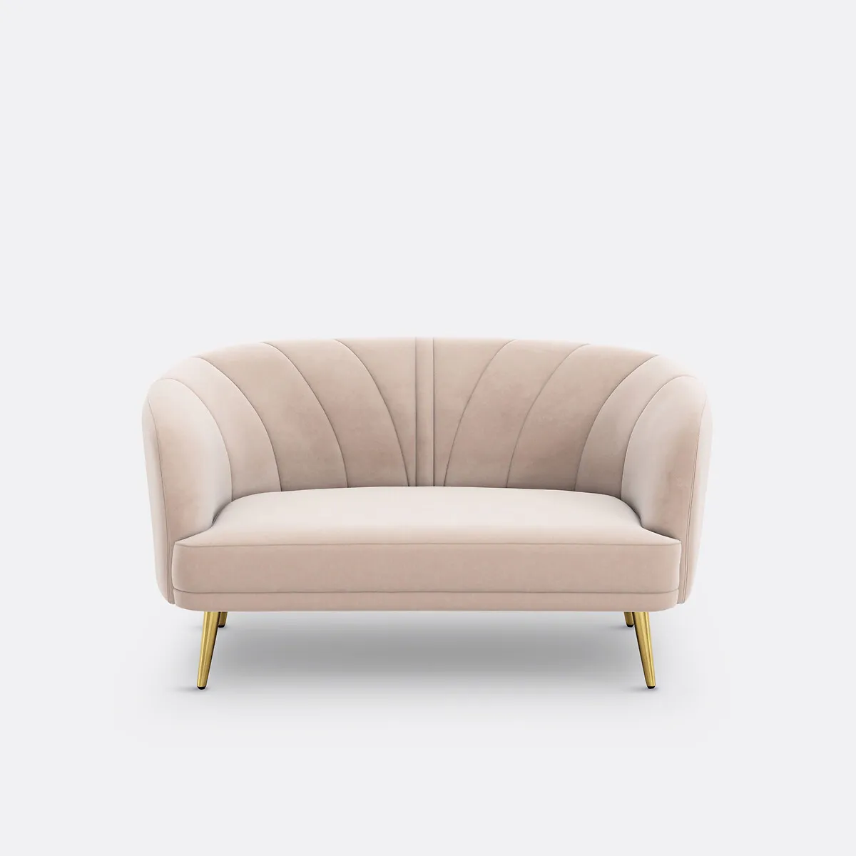 Banquette Velours 2/3 Places, Leone