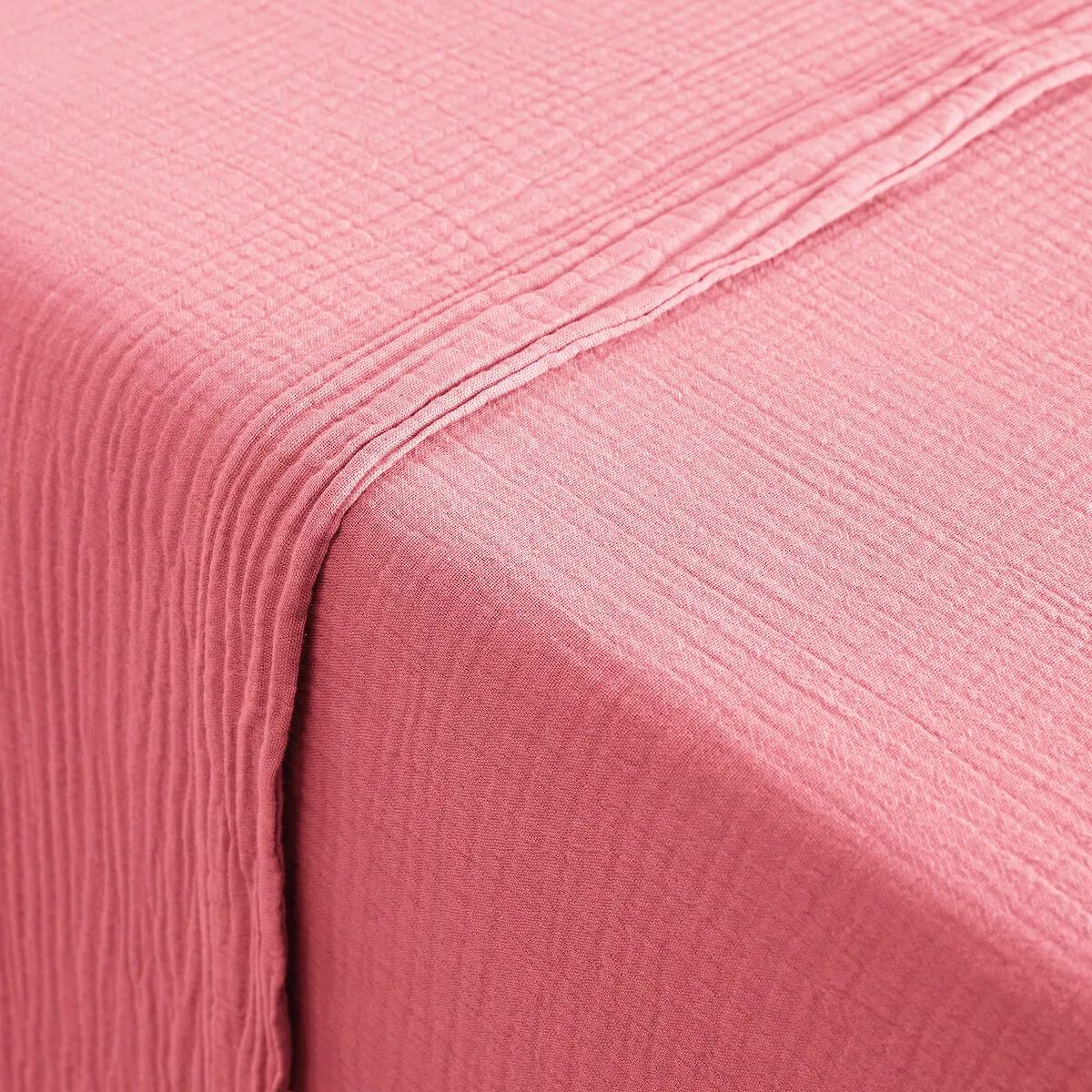 Drap Plat Uni Gaze De Coton, Kumla — vue 3