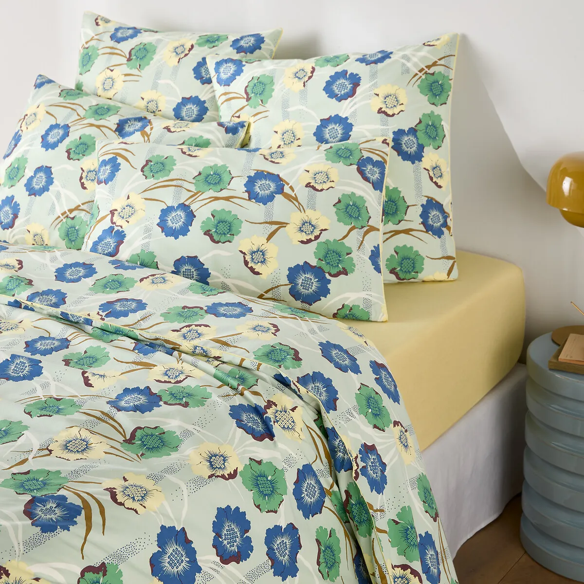 Housse De Couette En Percale De Coton, Imprimé Fleurs, MOWAN — vue 3