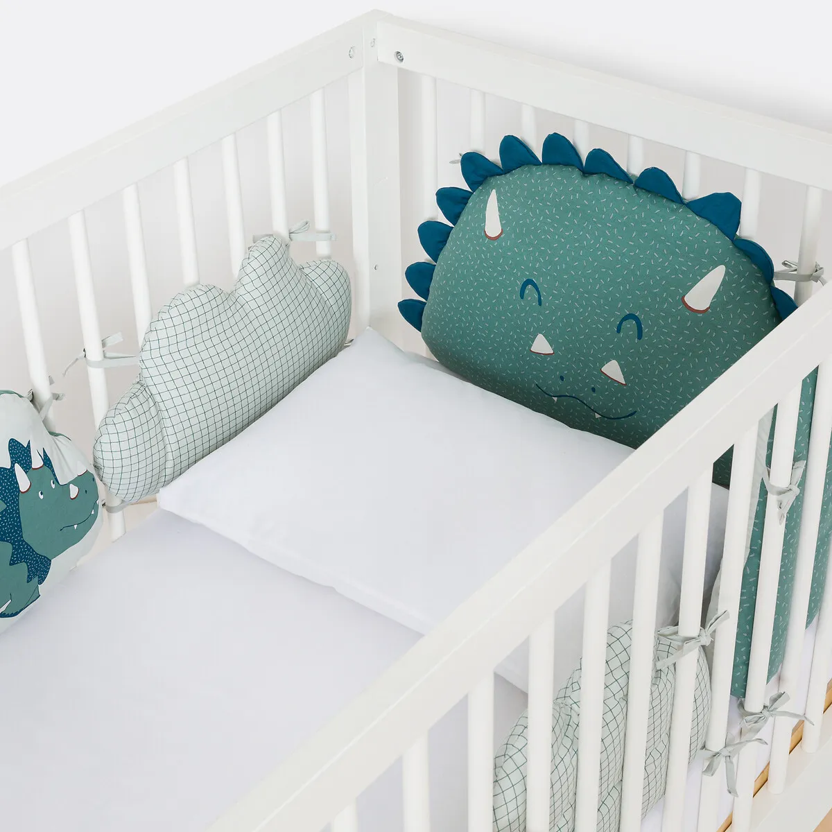Tour De Lit Modulable Percale, Little Dino