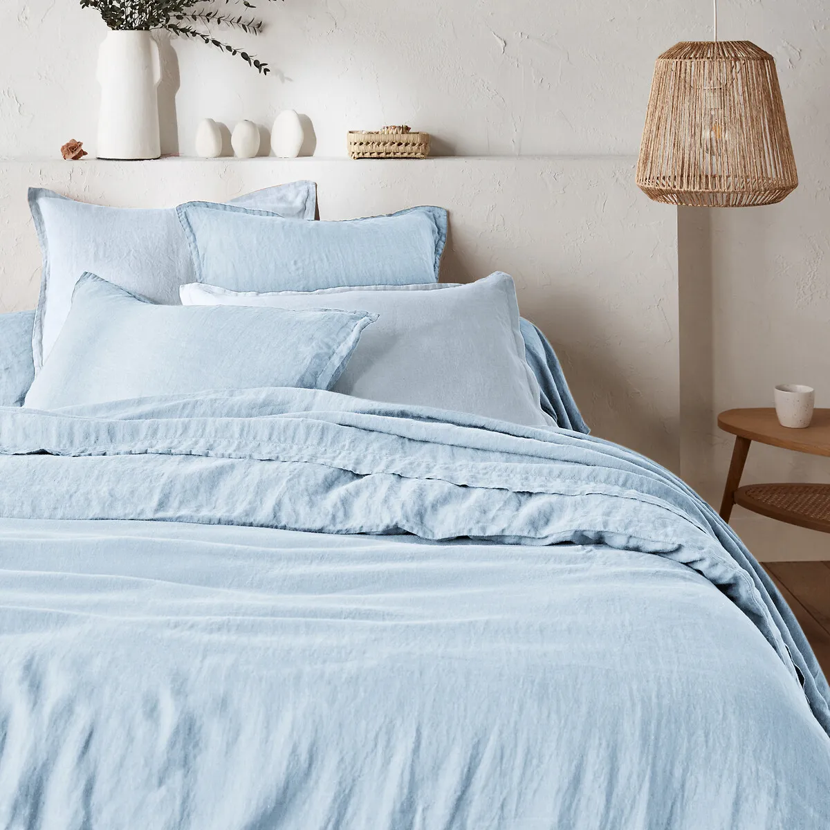 Drap Housse Lin Lavé, Bonnet 35 Cm, Linot — vue 3