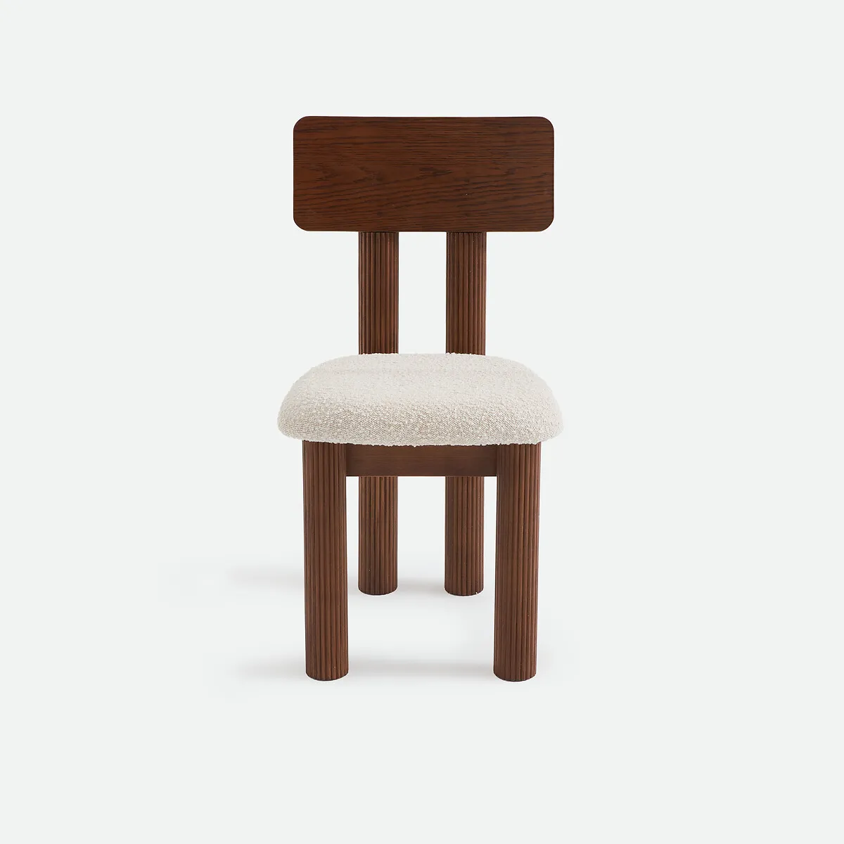 Chaise En Frêne Massif Teinté Et Bouclette, DESNA — vue 3