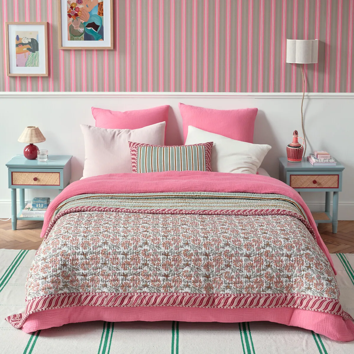 Couvre Lit Matelassé, Hyacinthe — vue 3