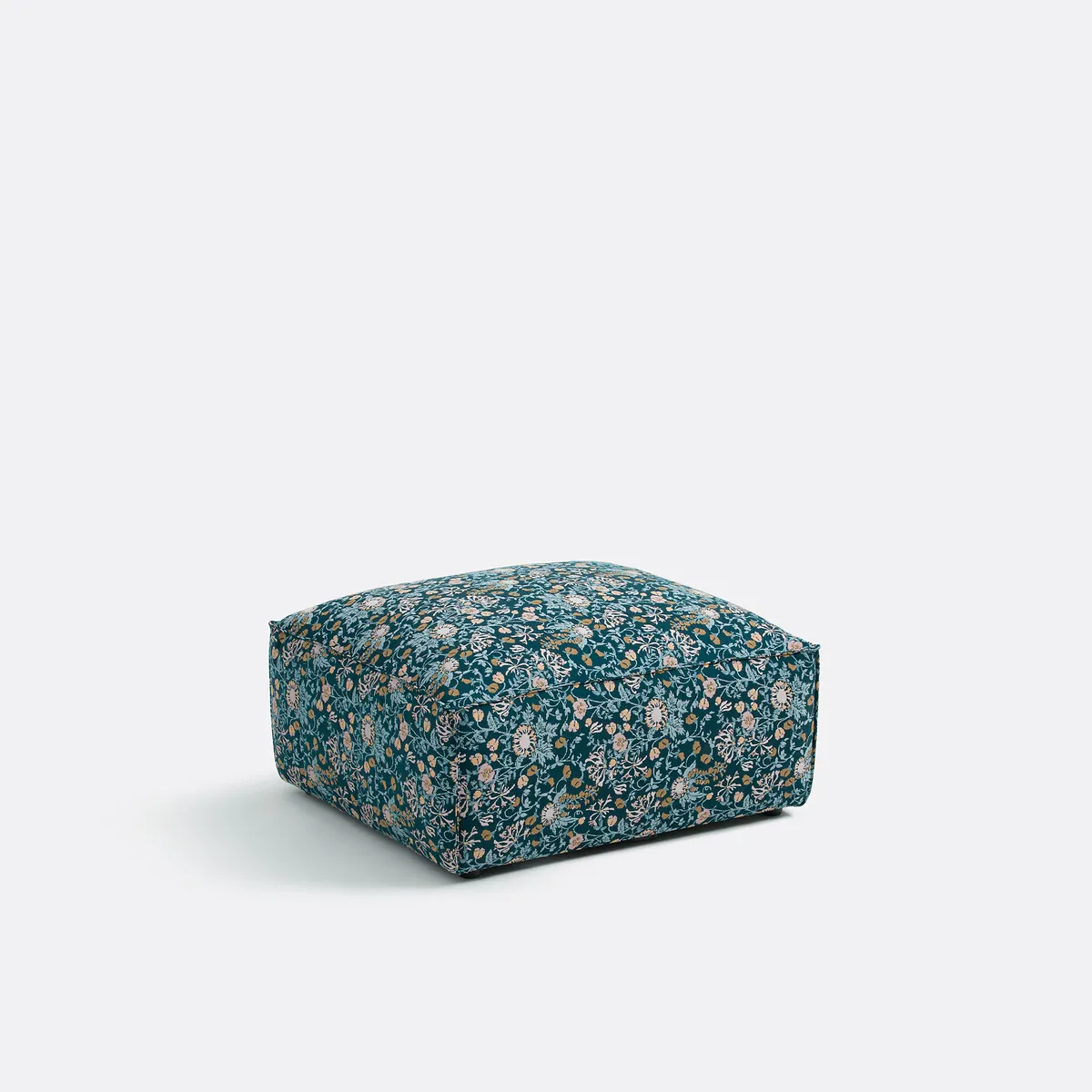 Pouf Modulable, Jacquard Fleuri, Seven — vue 3