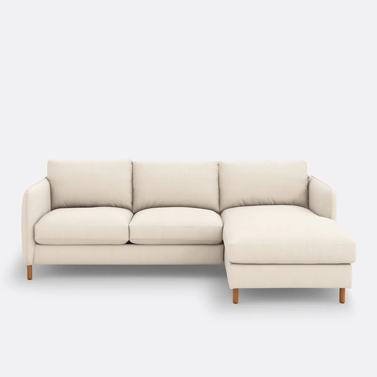 Canapé D'angle Droit, Convertible, 4 Places, En Polyester, LOMÉO