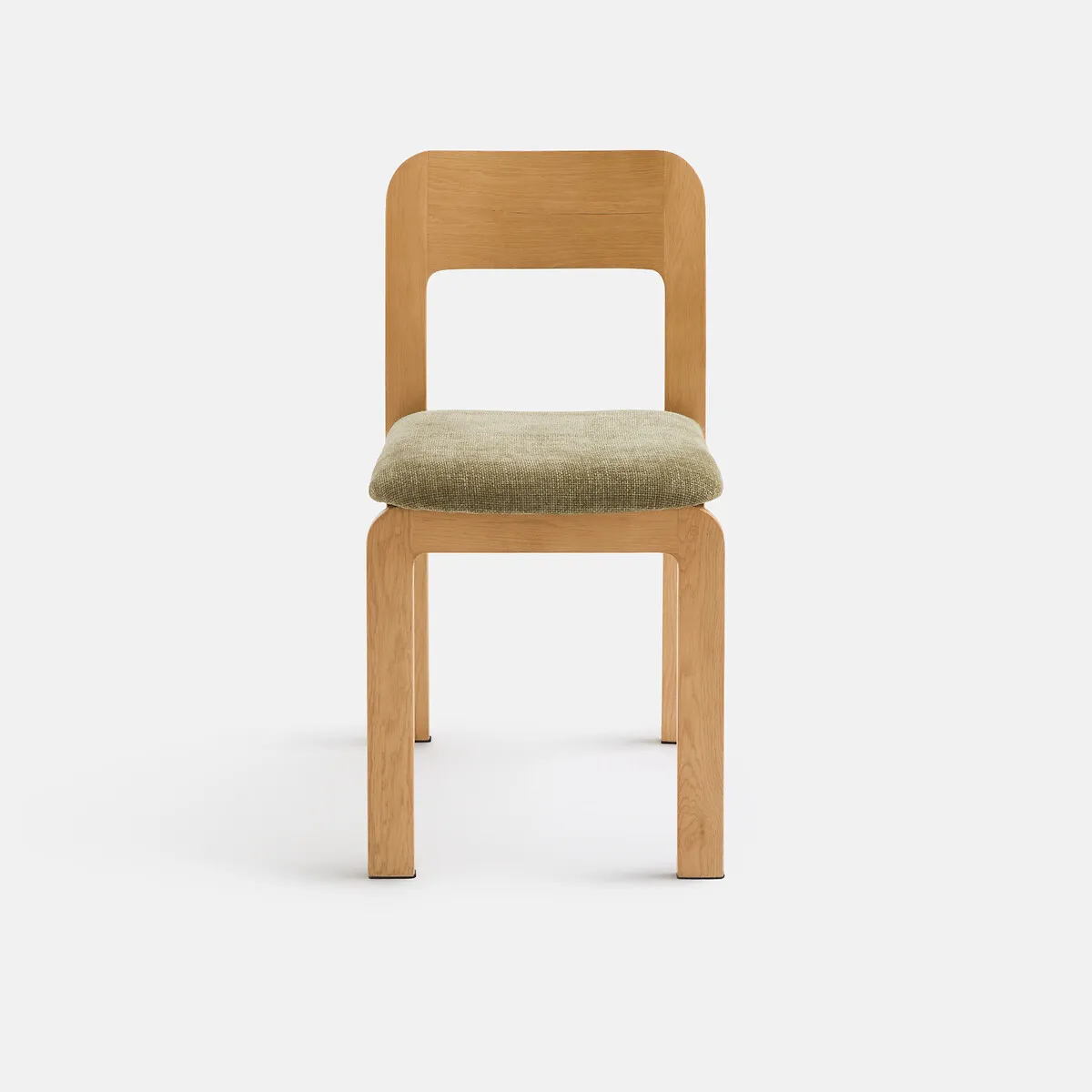 Chaise Rembourrée En Chêne Massif, Talet — vue 3