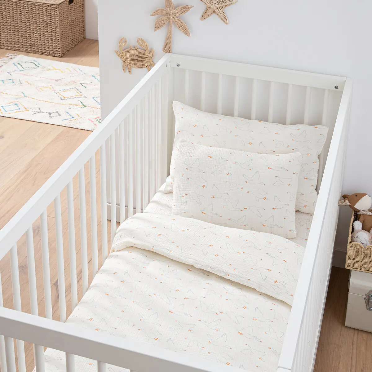 Housse De Couette Bébé En Gaze De Coton, Wildoy