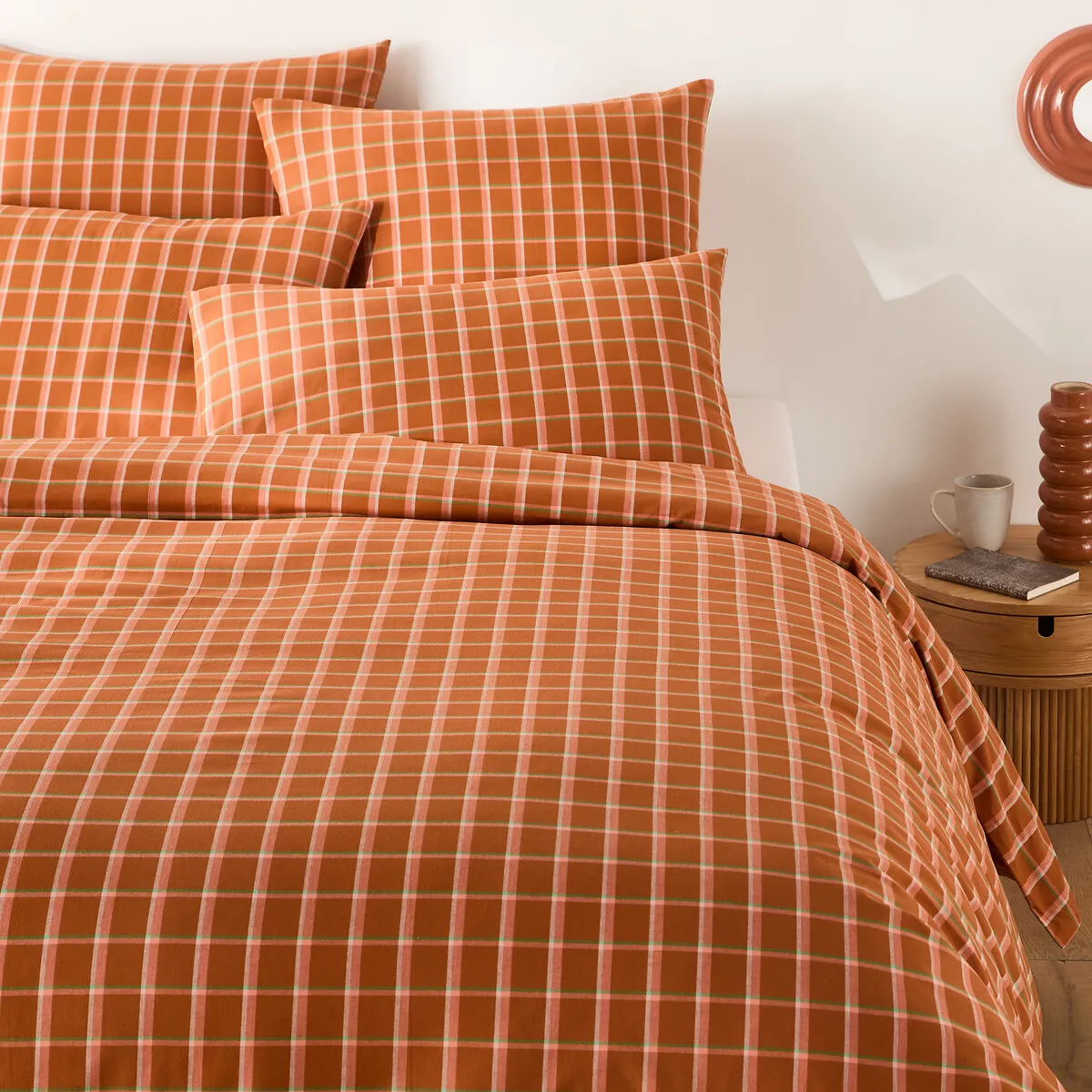 Housse De Couette En Coton, Brieuc Caramel