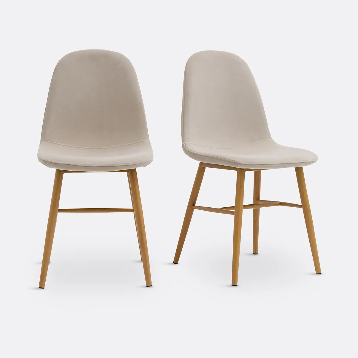Lot De 2 Chaises Velours, Polina