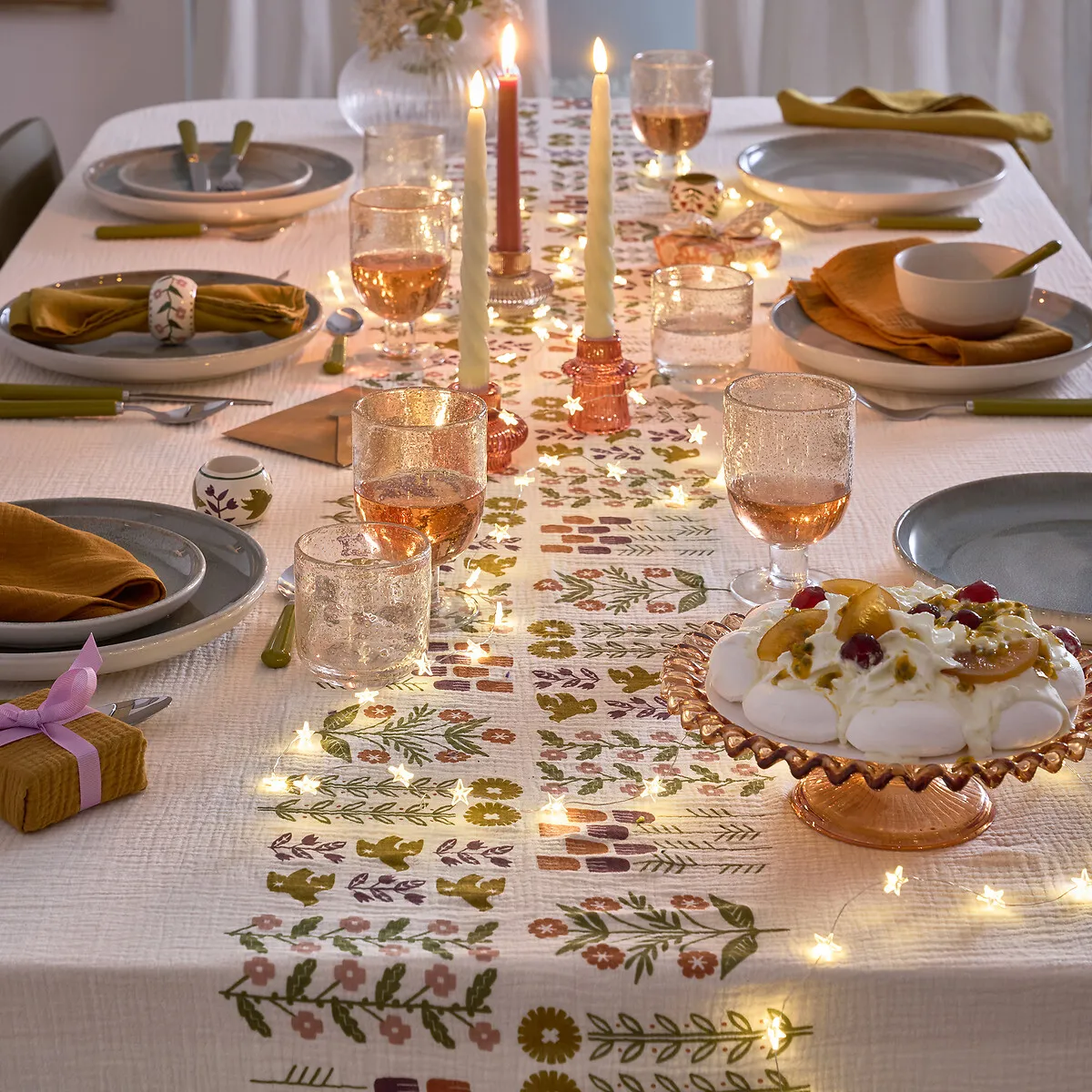 Nappe En Gaze De Coton Imprimée, Anselme — vue 3
