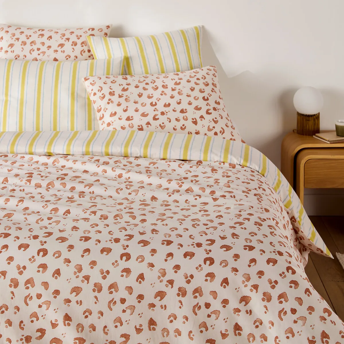 Housse De Couette En Coton, Imprimé Léopard, JAVAD