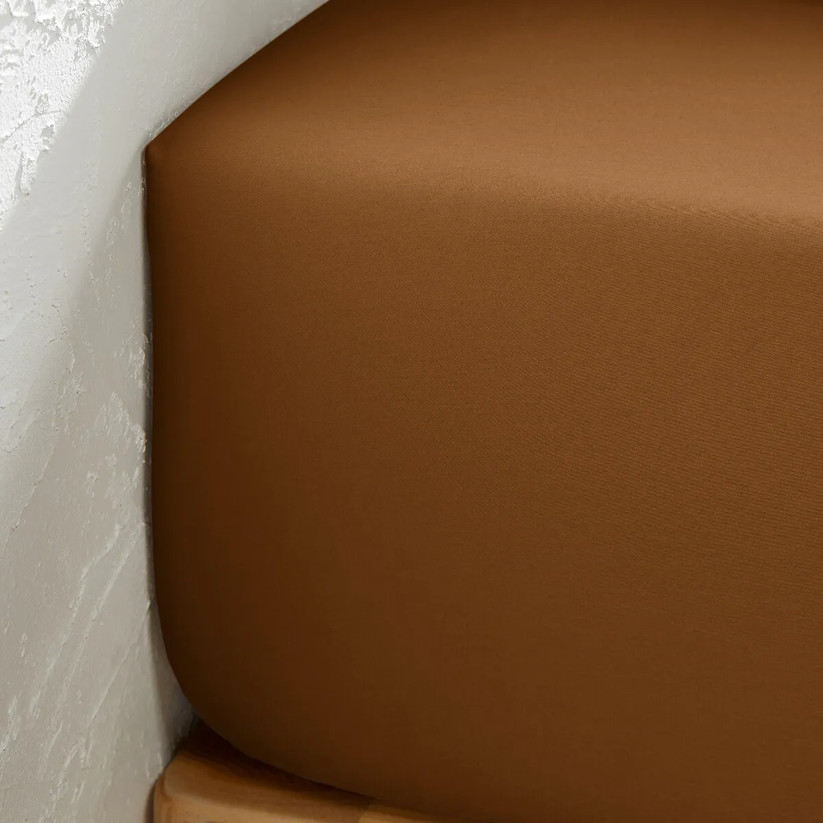 Drap-housse Satin De Coton Lavé, Victor Uni — vue 3